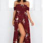 Off-Shoulder Long Summer Dress