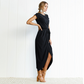 Round Neck Sleeveless Long Maxi Dress