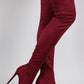 Over The Knee Pointed Toe Suede Thigh High Boots