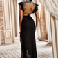 Sequin Backless Long Evening Dress