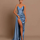 Mermaid Strapless Sleeveless Evening Dress