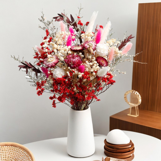 Colourful Dried Flowers Bridal Bouquet