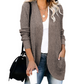 Loose Fit Long Sleeve Knitted Cardigan