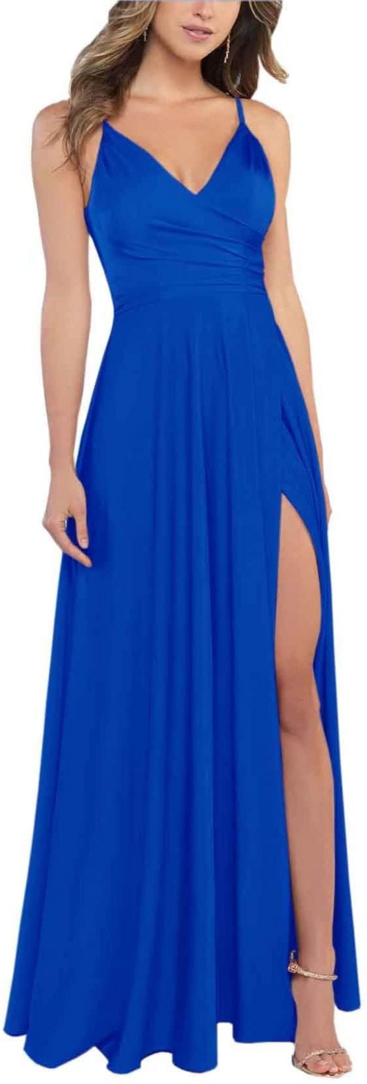 Spaghetti Strap Sleeveless Bridesmaid Dress