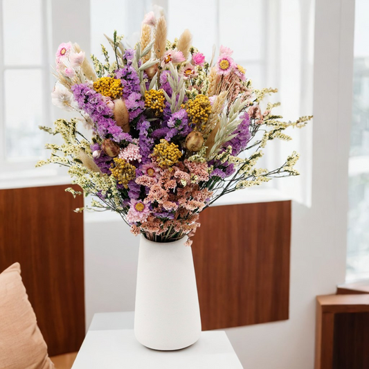 Colourful Dried Flowers Bridal Bouquet