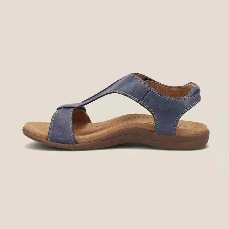 Retro Comfy Orthotic Arch Support Velcro Flat Sandals