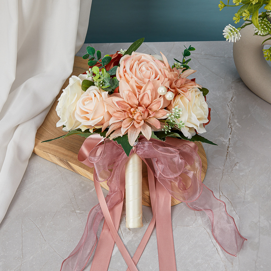 Pink Bridal Artificial Bouquet