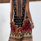 Casual Printed Sleeveless A Line Dress