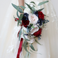 Red Rose Artificial Bridal Bouquet