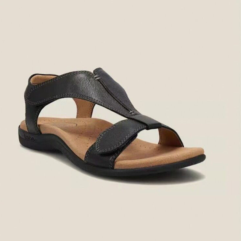 Retro Comfy Orthotic Arch Support Velcro Flat Sandals