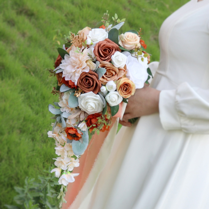 Blushing Rose Flower Bouquet