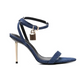 Ankle Strap Stiletto Heel Sandals With Lock