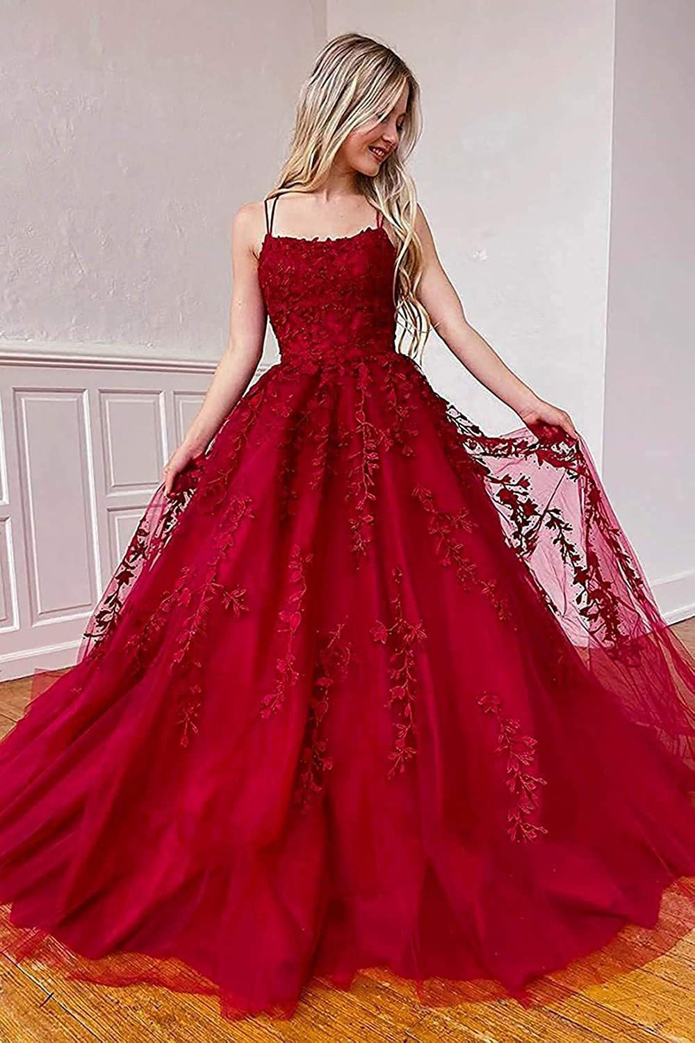 Ball Gown Tulle Applique Sleeveless Brush Train Dress