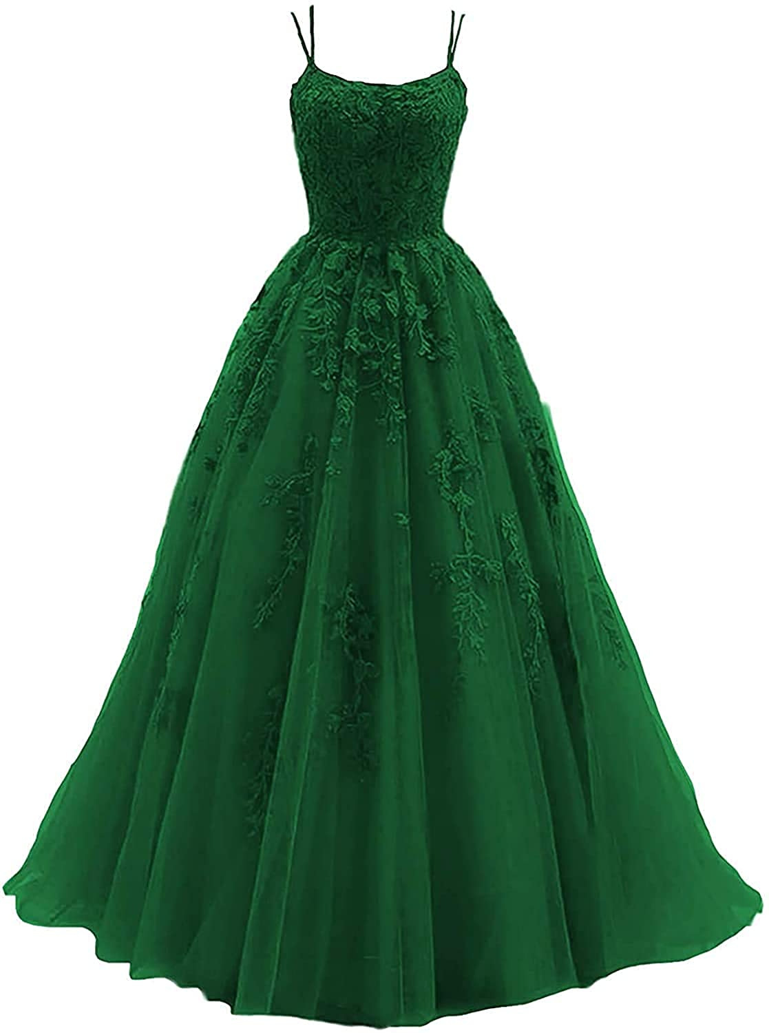 Ball Gown Tulle Applique Sleeveless Brush Train Dress