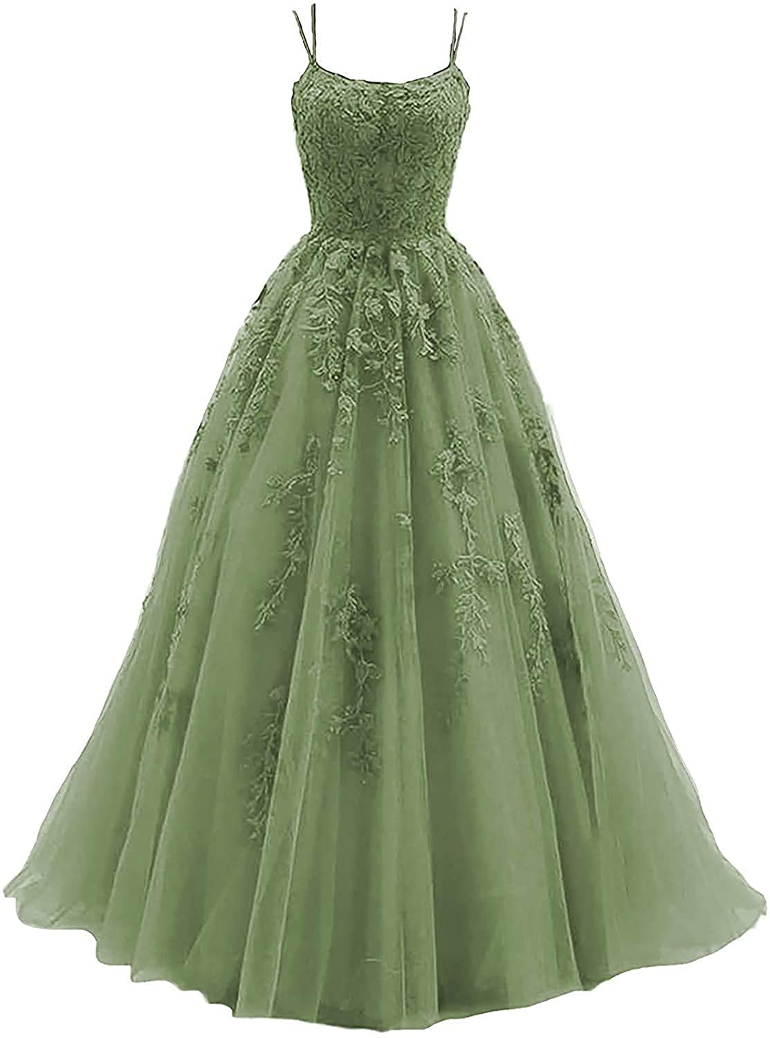 Ball Gown Tulle Applique Sleeveless Brush Train Dress