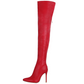 Simple Style Plain Point Toe Zipper High-Heeled Boots