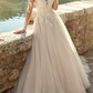 Lace Ball-Gown Long Sleeves Wedding Dress