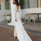 Elegant Long Sleeves Lace Wedding Dress