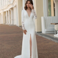 Elegant Long Sleeves Lace Wedding Dress