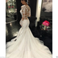 Luxury Lace Long Sleeves Mermaid Wedding Dress