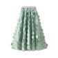 Elegant Dot Patchwork Tulle Skirt