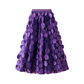 Elegant Dot Patchwork Tulle Skirt