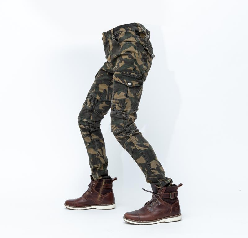 Men's Camouflage Rider Motorcycle Jeans