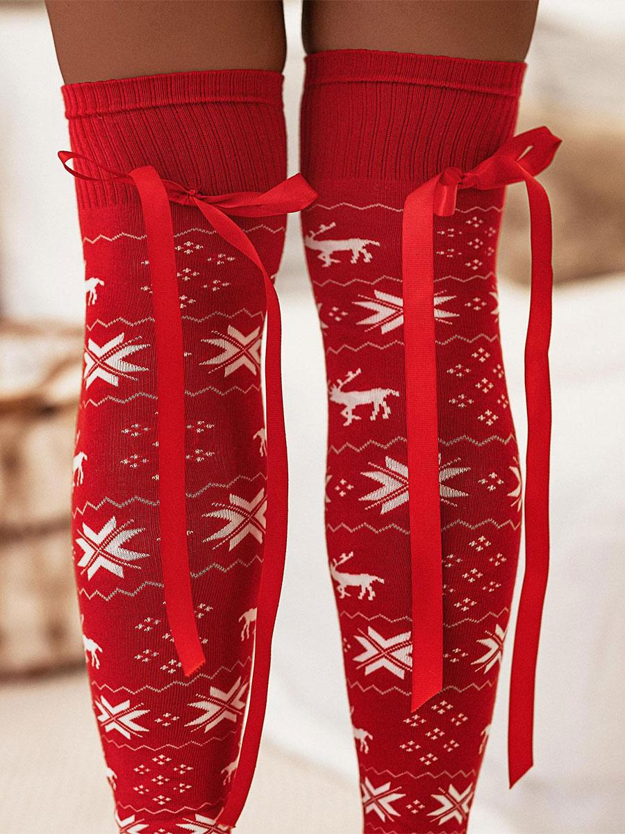 Christmas Pattern Long Socks