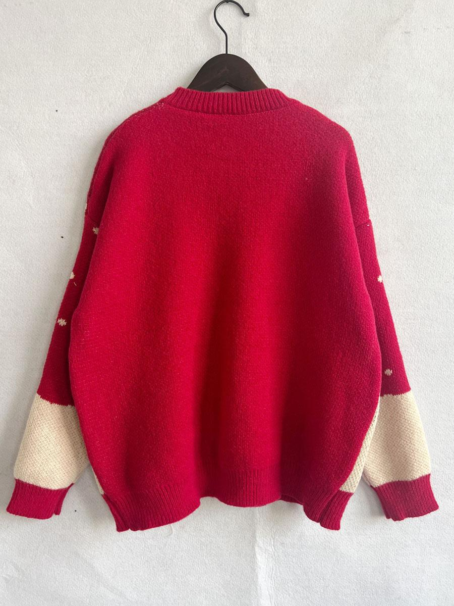 Christmas Pattern Long Sleeves Sweater