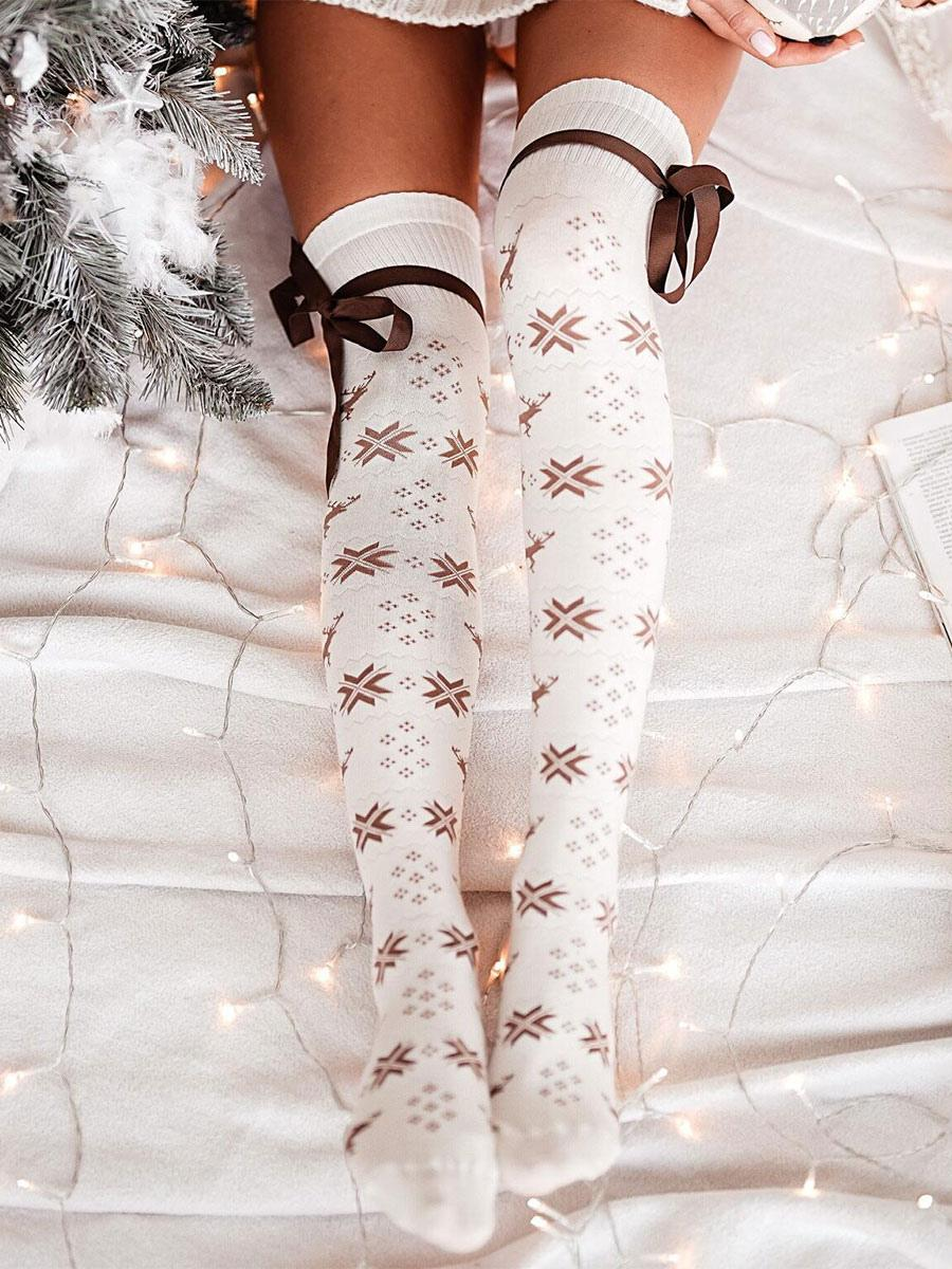 Christmas Pattern Long Socks