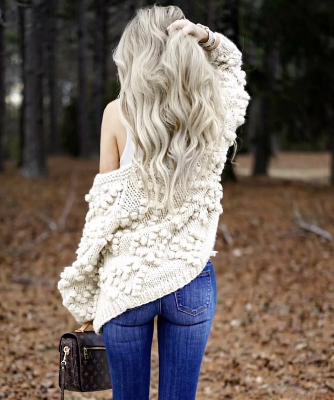 Knited Soft Heart Shape Cardigan