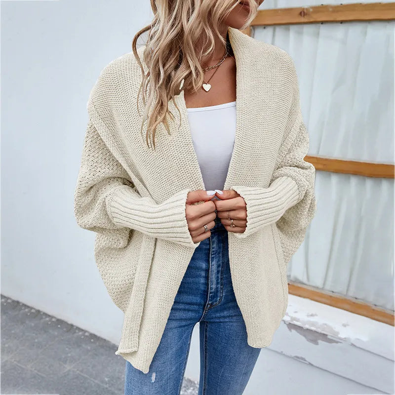 Women's Knitted Long Sleeves Cardigan Jumper