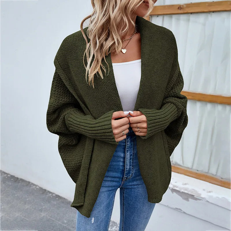 Women's Knitted Long Sleeves Cardigan Jumper