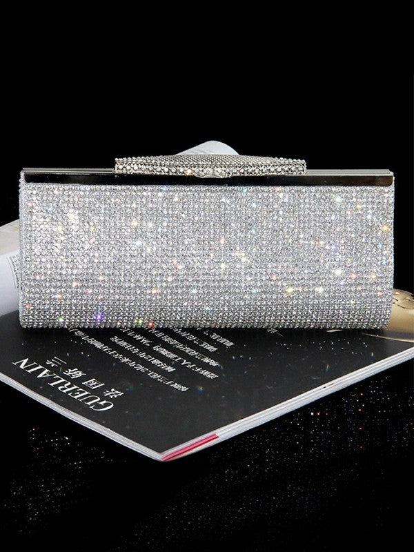 Rhinestone Detailing Clutch